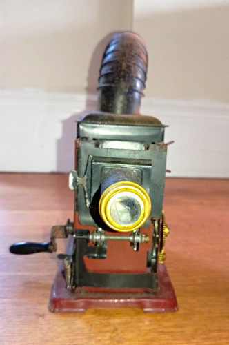 Vintage metal magic lantern - vintage,