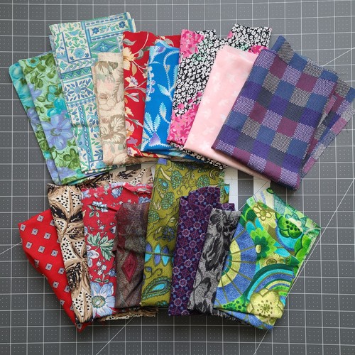 Fabric scraps mixed grab - fabric,