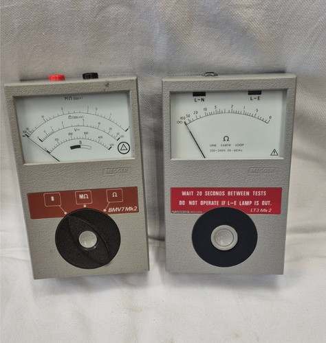 Vintage megger bmv7 lt3 - 2, &