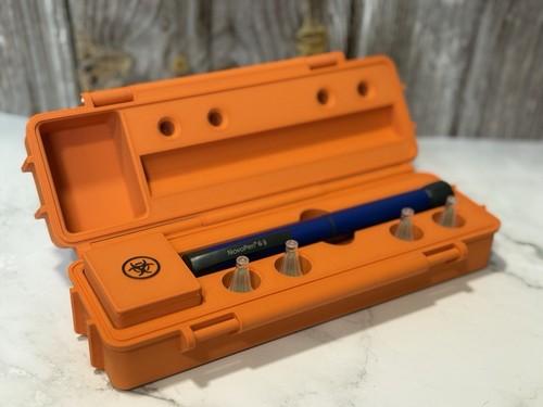 Orange novopen pen holder - orange,