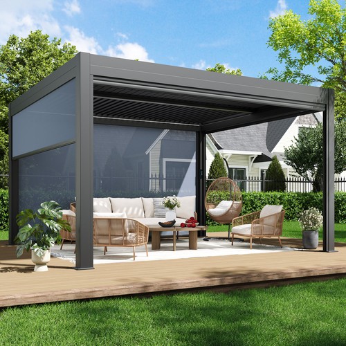 10x13 motorized louvered - 10x13,