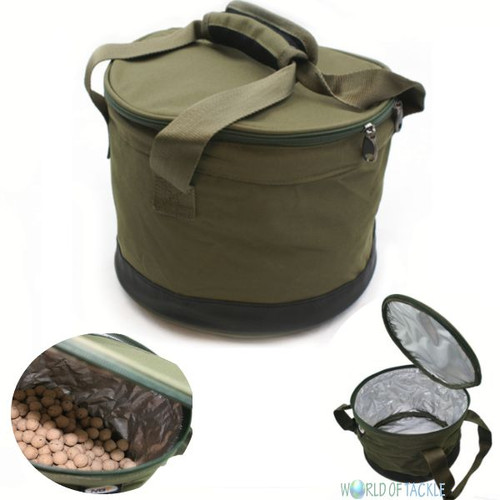 Groundbait bowl bin zip top - bowl,