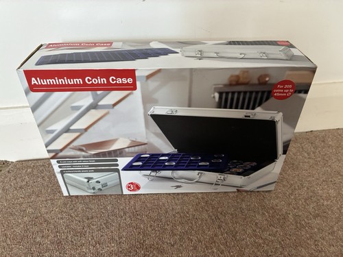 Large aluminium coin case - large,