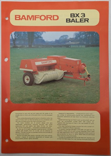 Original bamford baler - bx,