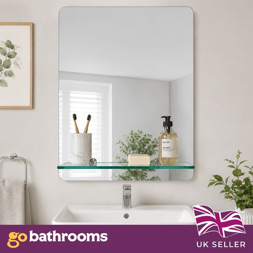 Wall hung bathroom - mirror, &