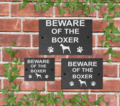 Beware the dog slate - beware,