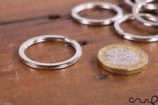 50 x 30mm Flat Split Rings Round Jump Rings Key Ring Linking Ring  Strong Metal