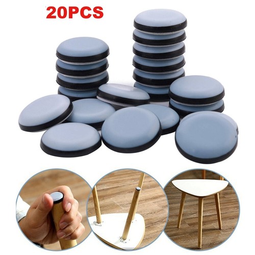 20x round furniture gliders - round,
