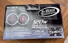 Sony Xplod XS F1031 3way Car Stereo Speakers New Unused In Original Packaging