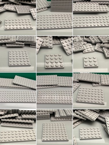 Lego base plate 4x4 - 3x3,, 2x4