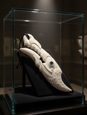 Large Maori Hei Matau Tiki