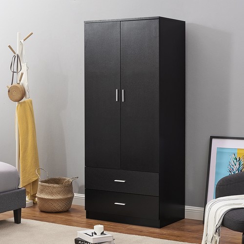 Black door drawer wardrobe - door,