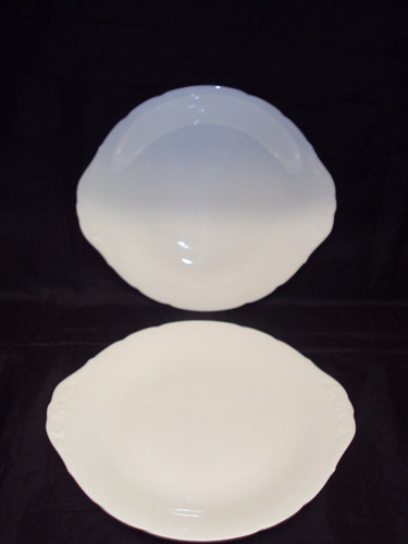 Pair colclough white gilt - &,