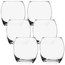 6 Pcs Whiskey Tumbler Glasses