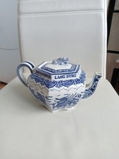 Spode Copeland Teapot Burns Old Lang Syne Circa 1880