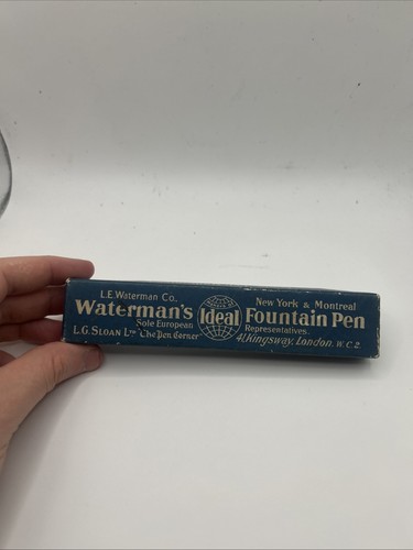 Waterman ideal pen box only - ideal,