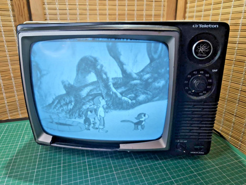Vintage teleton black white - vintage,