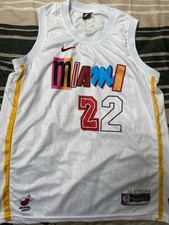 NBA MIAMI HEAT BASKETBALL SHIRT JERSEY NIKE 2xl 22 BUTLER