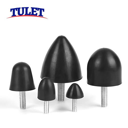 Conical rubber mount bumper - mount,