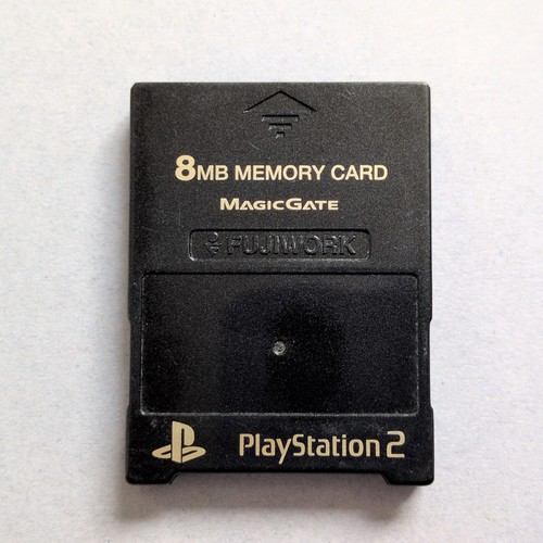 Ps2 memory card black - ps2,