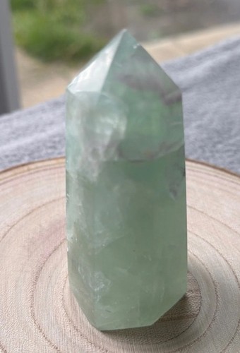 Green fluorite tower - fluorite,