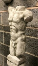 MALE AND FEMALE TORSO STATUE
