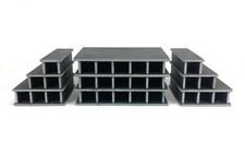 Three Pleco SLATE Spawning Cave Stone Rock for AQUARIUM Fish Tank Vivarium Zebra