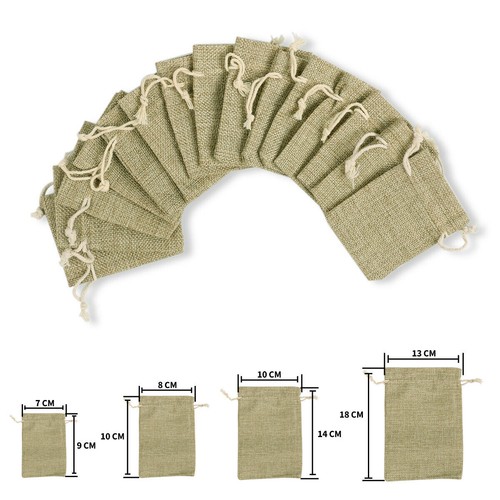Small burlap jute hessian - small,