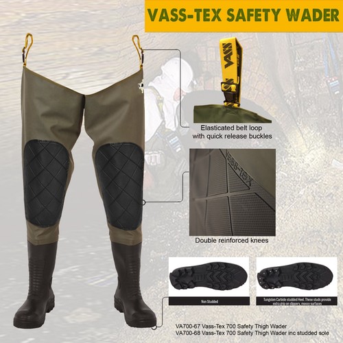 Vass tex 700 thigh - tex, waders