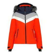 Icepeak Womens Ski Jacket Electra Red Hooded Size 34 ( Small ) BNWT