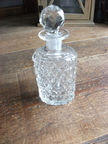 Small glass decanter - small, with