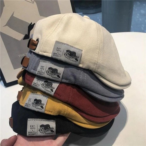Cotton newsboy cap men - cotton,