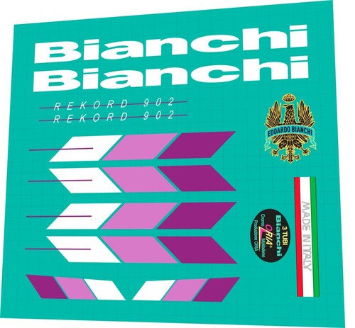 Bianchi record 902 frame - 902, decal