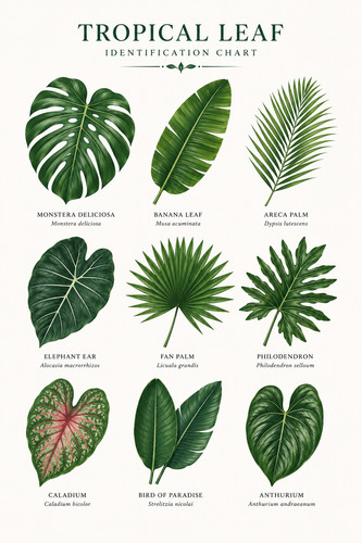 Tropical leaf identification - leaf,