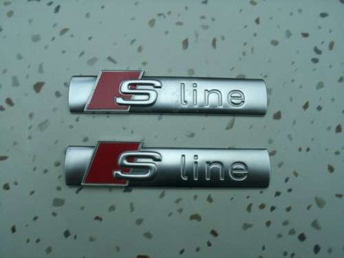 Audi line badges genuine - audi, oem
