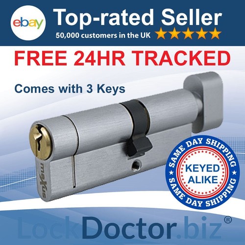 70mm euro thumbturn cylinder - 70mm,