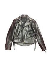 Used Langlitz Leathers Double Riders Jacket Size 36 Black Length 62cm