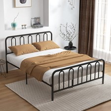 King Size Rustic Metal Bed