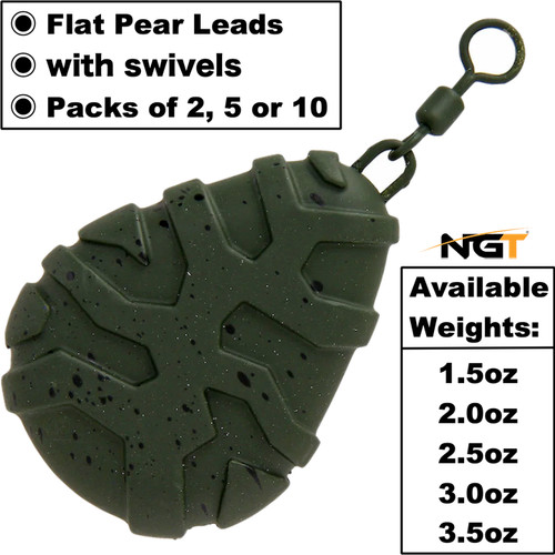 Ngt carp coarse - fishing, leads