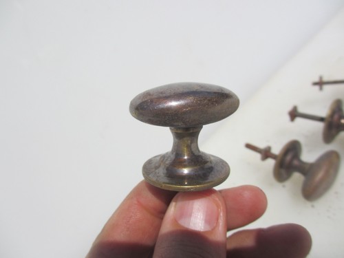 Vintage brass cabinet knob - cabinet,