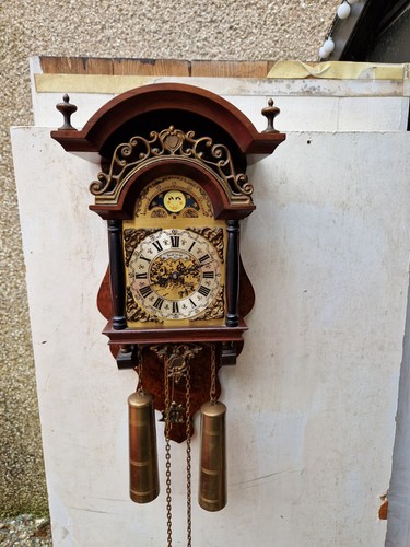 Vintage dutch wall clock - dutch,