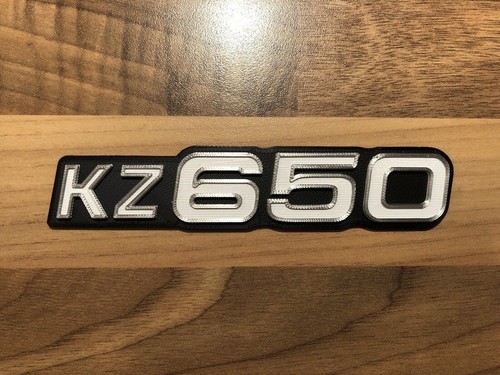 Kz650 badge for recessed side - recessed,