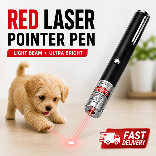 Red laser pointer pen light - red,