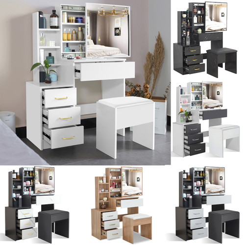 Dressing table with - dressing, drawers