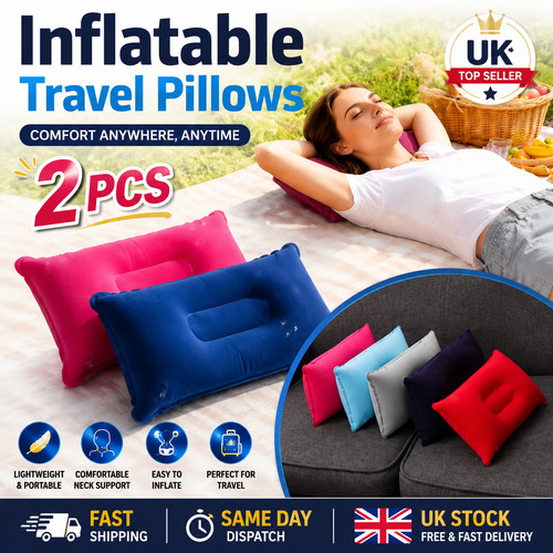 Inflatable travel neck - inflatable, &