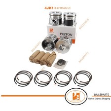 4set Piston With Rings For