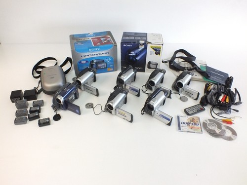 Job lot sony handycam - lot, dvd