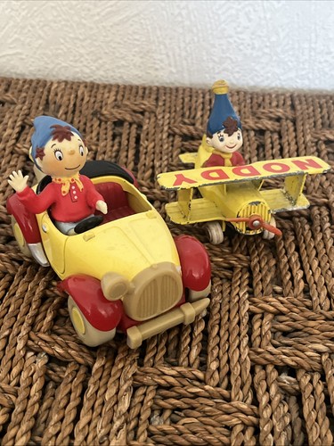 Two vintage noddy toys corgi - noddy,