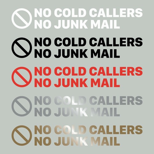 Cold callers junk mail - cold,