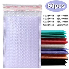 50PCS Purple Bubble Mailers